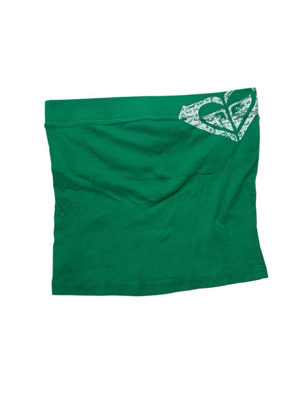 Roxy size XL y2k tube top Emerald Green logo surfer beach vintage